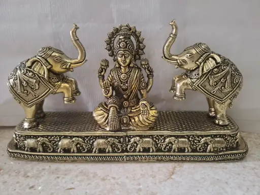 BRASS GAJALAXMI